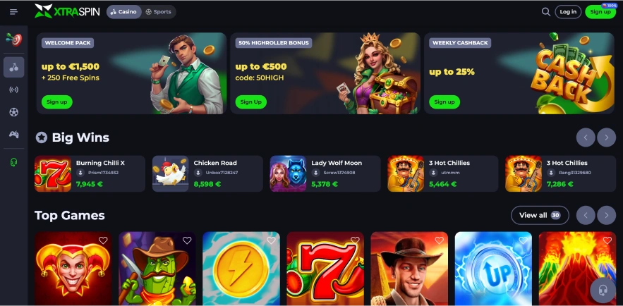 Xtraspin casino